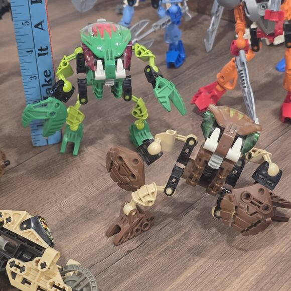 Lego Bionicle Technic Robo Takanuva Rahkshi Pohatu Nuva Bohrok Pahrak Krana Lot - Picture 5 of 13